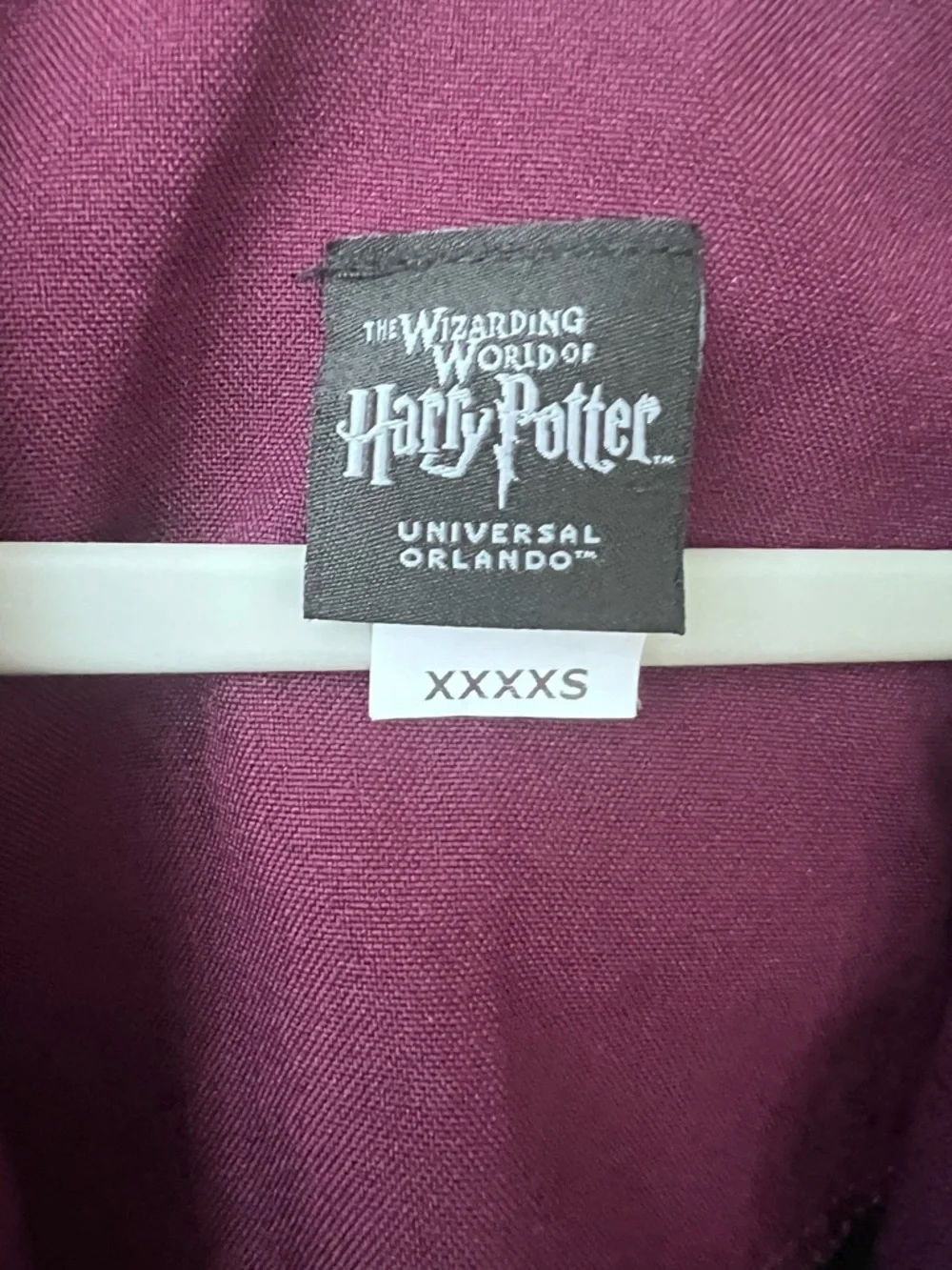 Universal Wizarding World Of Harry Potter Gryffindor Robe Cape Wand Pouch XXXXS - Picture 2 of 7